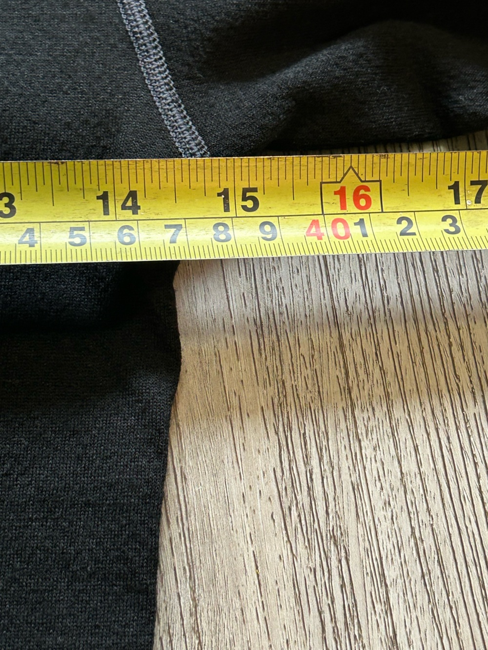 Helly Hansen Wool Blend Black Long Sleeve Warm Freeze 1/2 Zip Performance Top - Picture 7 of 11